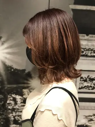 ミディアム 限定クーポン 💕大量更新ブリーチのヘアスタイル