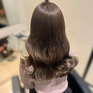セミロング カラー ブリーチなしカラー kana🐱のヘアスタイル