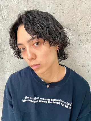 パーマ メンズ TAKUYA【波巻き ツイスパ募集中】のヘアスタイル