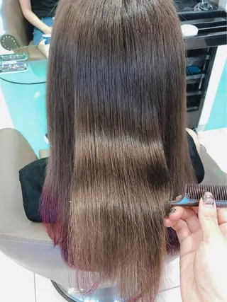 セミロング 松田 みのりのヘアスタイル