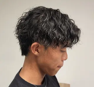 ショート パーマ メンズ 【イケメン風パーマ】 SHOFYのヘアスタイル