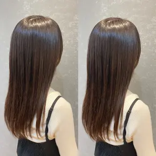 セミロング み うのヘアスタイル