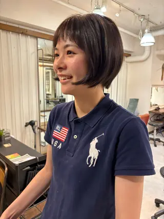ショート 宇留間 涼香のヘアスタイル