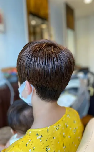 ショート カラー 元住吉プランツヘアー ☘️まるやま☘️のヘアスタイル