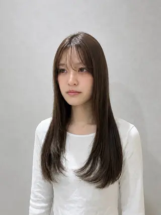 ロング カラー 西尾 芽衣🩵🫧のヘアスタイル