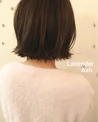 ミディアム カラー 市川 千夏のヘアスタイル