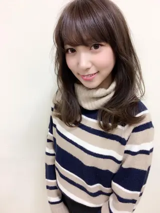 セミロング カラー Beach 代表 KENTAのヘアスタイル