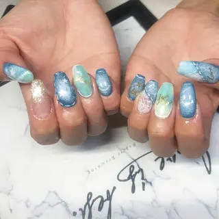 ロング ネイル ëmma nail_ by chulaのネイルデザイン
