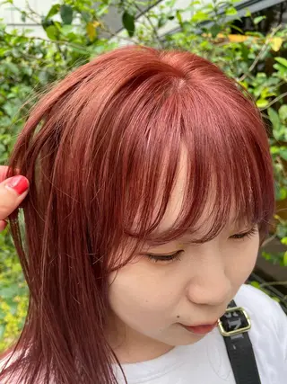 ミディアム カラー パーマ ヘアアレンジ メンズ キッズ ネイル マツエク・マツパ tatsumi/ボブ ウルフ/レイヤーのヘアスタイル
