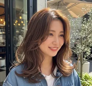 ロング カラー パーマ ✱リンクスハート✱ ✱島岡　茉生✱のヘアスタイル