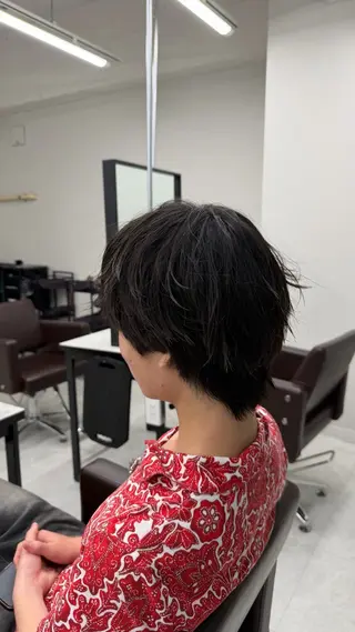 ミディアム ヘアアレンジ メンズ メンズパーマ特化/ ウルフ/AOTOのヘアスタイル