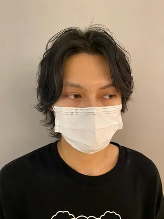 メンズ unopulir 景山 凌のヘアスタイル