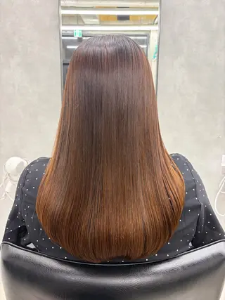 ロング カラー すぐ巻ける縮毛矯正 🍀勝倉　麗のヘアスタイル