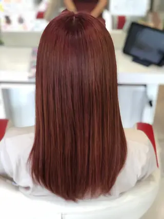 セミロング カラー ショートカット │ 白髪ぼかし│ゆうまのヘアスタイル