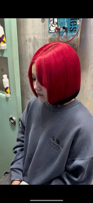 ショート カラー ハイトーン/メンズ/ ウルフ特化 小松のヘアスタイル