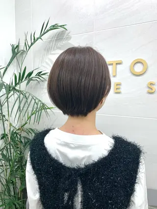 ショート カラー 本格ヘッドスパ🌿 ×ヘア 佐藤のヘアスタイル