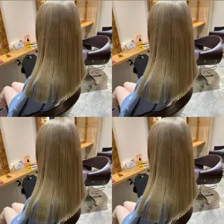 セミロング カラー レイヤー×艶髪特化 マネージャー安藤光司のヘアスタイル