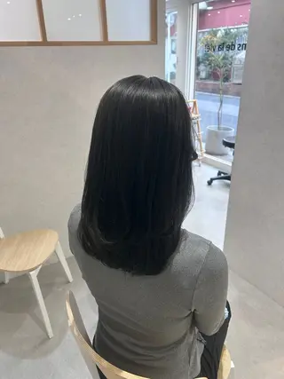 ミディアム Mao 🎀bob 赤み撃退🌿艶カラーのヘアスタイル