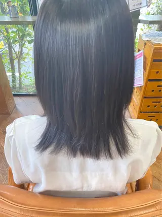 セミロング 藤本 あすかのヘアスタイル