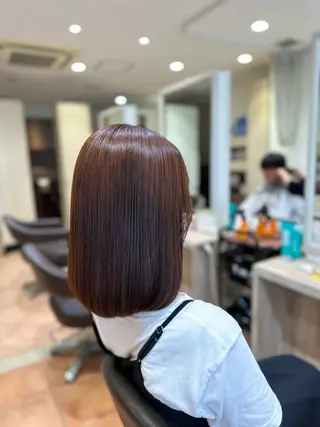 セミロング ☘️お悩み解決☘️ 岡部恒輝のヘアスタイル