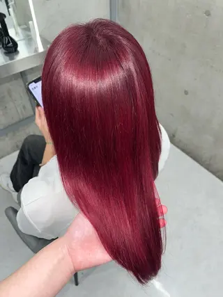 ミディアム カラー エクステ/心斎橋 🌙イツキのヘアスタイル