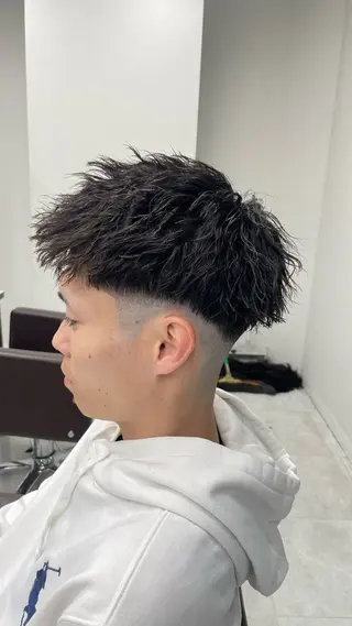 ショート パーマ メンズ メンズ特化AMITY SHINGOのヘアスタイル