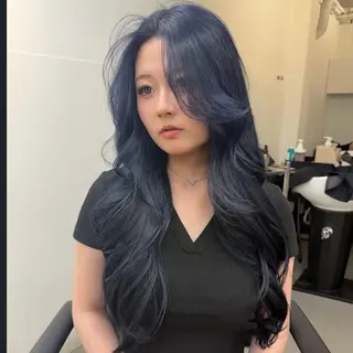 ロング カラー ヘアアレンジ Mizobe misakiのヘアスタイル