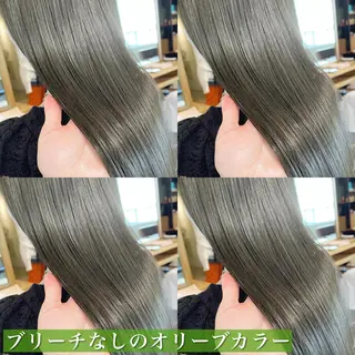 ミディアム カラー navile原宿 yumaのヘアスタイル