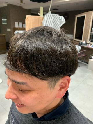 メンズ 田中大 パーマ/メンズカットのヘアスタイル