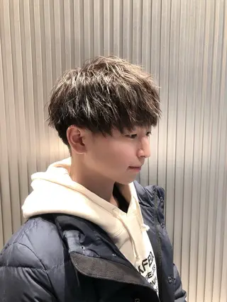 ショート メンズ エビスザキレン/メン ズ/心斎橋🌳のヘアスタイル