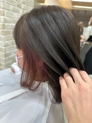 カラー 浜口 杏里のヘアスタイル