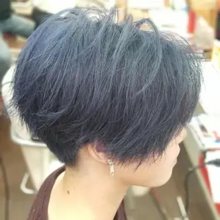 ショート カラー 植田 /エクステ /ブリーチ/髪質改善のヘアスタイル