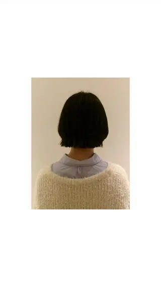 ショート yuzuki縮毛矯正 /カラーモデルのヘアスタイル