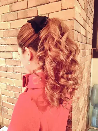 ヘアアレンジ ヘアセット CAnameのヘアスタイル