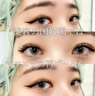 マツエク・マツパ 大阪福島Sayaka 韓国束感マツエク🤍のマツエク・マツパデザイン