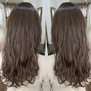 ロング カラー ブリーチ特化 梅田本多翔のヘアスタイル