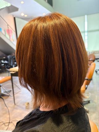 ミディアム カットモデル RURUのヘアスタイル
