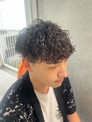 パーマ メンズ メンズモテパーマ💙 fuwaのヘアスタイル