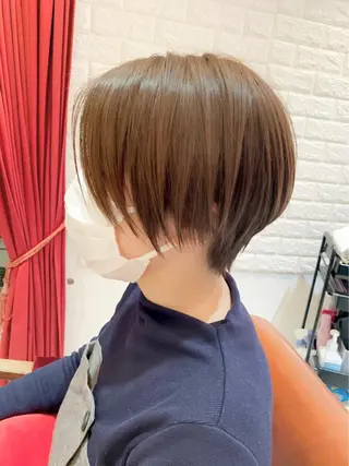 ショート カラー 大人女性ショート専門 tomodaのヘアスタイル