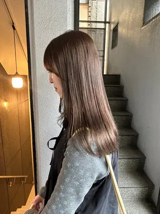ロング カラー ブラウンカラー 🦔🪷なりたりみのヘアスタイル