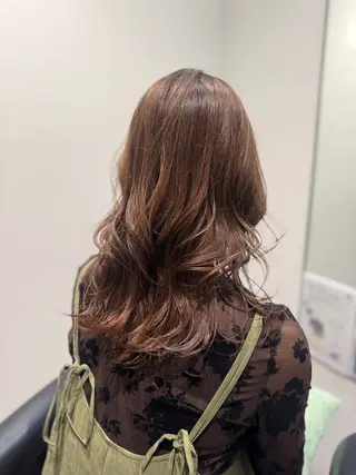 ミディアム パーマ 韓国風スタイル 北田陸斗のヘアスタイル
