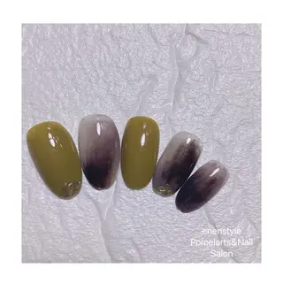 ミディアム ネイル 🐾enen style 🐾のネイルデザイン