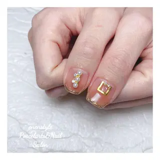 ミディアム ネイル 🐾enen style 🐾のネイルデザイン