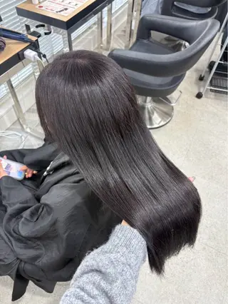 ロング miku/ラベンダー 透明感カラー🪻❤︎のヘアスタイル