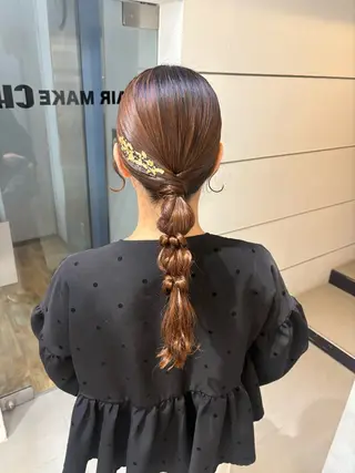 セミロング chic 有山 美瑠のヘアスタイル