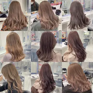 ロング カラー センターパート特化 井上健太のヘアスタイル