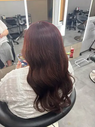 ロング 縮毛矯正/カラ ー/艶髪🌻ひな🌻のヘアスタイル