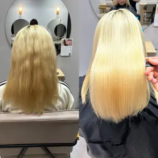ロング 縮毛矯正 特化アツシのヘアスタイル