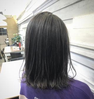 ミディアム カラー 植田 敬太のヘアスタイル