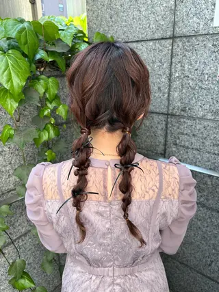 ヘアアレンジ one  chair natsumiのヘアスタイル